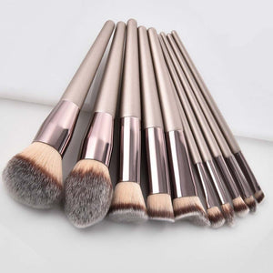 Luxury Champagne Makeup Tools