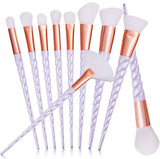 Professional 10PCS Spiral Makeup Tools