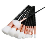 Professional 10PCS Spiral Makeup Tools