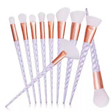 Professional 10PCS Spiral Makeup Tools